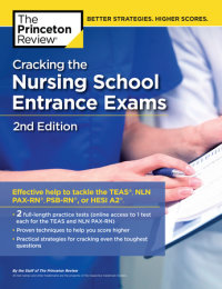 Cover of Cracking the Nursing School Entrance Exams, 2nd Edition cover