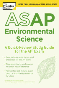Book cover for ASAP Environmental Science: A Quick-Review Study Guide for the AP Exam
