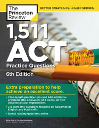 Book cover for 1,511 ACT Practice Questions, 6th Edition