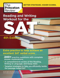 Book cover for Reading and Writing Workout for the SAT, 4th Edition