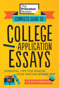 Cover of Complete Guide to College Application Essays cover