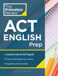 Book cover for Princeton Review ACT English Prep
