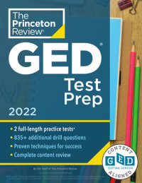 Cover of Princeton Review GED Test Prep, 2022