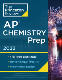 Book cover for Princeton Review AP Chemistry Prep, 2022
