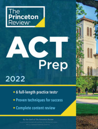 Book cover for Princeton Review ACT Prep, 2022