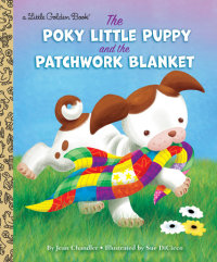 Book cover for The Poky Little Puppy and the Patchwork Blanket