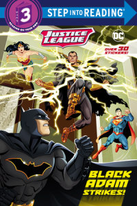 Book cover for Black Adam Strikes! (DC Justice League)
