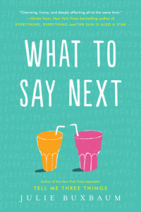 Cover of What to Say Next cover