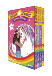 Cover of Unicorn Academy: Rainbow of Adventure Boxed Set (Books 1-4)