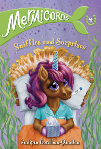 Book cover for Mermicorns #4: Sniffles and Surprises