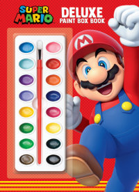 Book cover for Super Mario Deluxe Paint Box Book (Nintendo®)