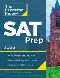 Book cover for Princeton Review SAT Prep, 2023