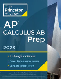 Book cover for Princeton Review AP Calculus AB Prep, 2023