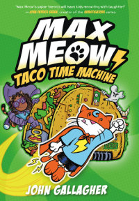 Book cover for Max Meow Book 4: Taco Time Machine