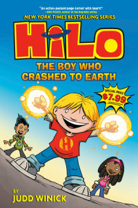 Cover of Hilo Book 1: The Boy Who Crashed to Earth cover