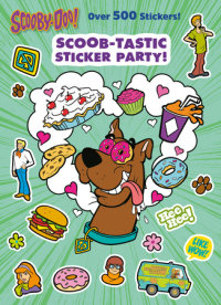 Book cover for Scoob-tastic Sticker Party! (Scooby-Doo)