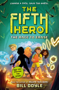 Book cover for The Fifth Hero #1: The Race to Erase