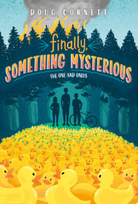 Book cover for Finally, Something Mysterious