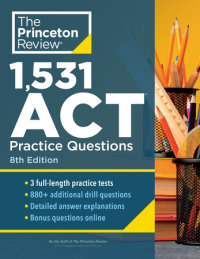 Book cover for 1,531 ACT Practice Questions, 8th Edition