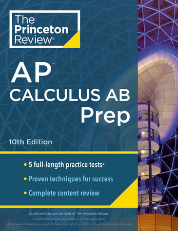 Princeton Review AP Calculus AB Prep, 2024
