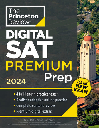 Princeton Review Digital SAT Premium Prep, 2024