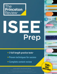 Book cover for Princeton Review ISEE Prep