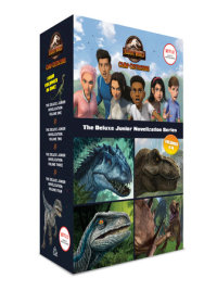 Book cover for Camp Cretaceous: The Deluxe Junior Novelization Boxed Set (Jurassic World: Camp Cretaceous)