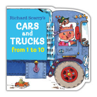 Book cover for Richard Scarry\'s Cars and Trucks from 1 to 10