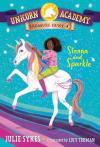 Book cover for Unicorn Academy Treasure Hunt #4: Sienna and Sparkle