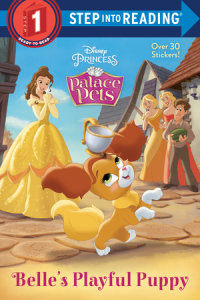 Book cover for Belle\'s Playful Puppy (Disney Princess: Palace Pets)