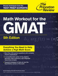 Book cover for Math Workout for the GMAT, 5th Edition 