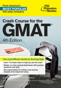 Cover of Crash Course for the GMAT, 4th Edition cover