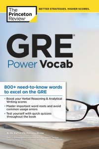 Cover of GRE Power Vocab cover