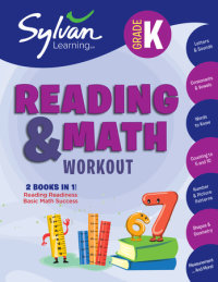 Book cover for Kindergarten Reading & Math Workout