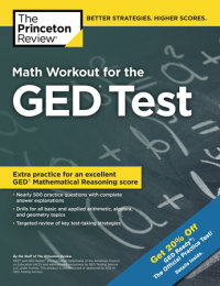 Cover of Math Workout for the GED Test