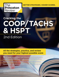 Book cover for Cracking the COOP/TACHS & HSPT, 2nd Edition