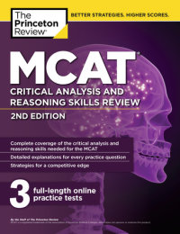 Book cover for MCAT Critical Analysis and Reasoning Skills Review, 2nd Edition