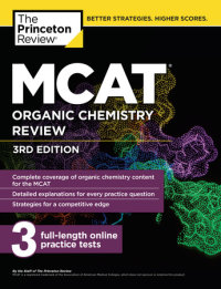 Cover of MCAT Organic Chemistry Review, 3rd Edition cover