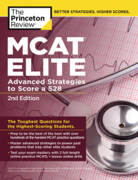 Book cover for MCAT Elite, 2nd Edition