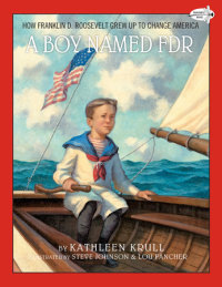 Book cover for A Boy Named FDR