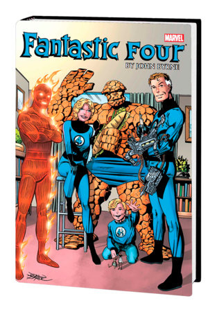 FANTASTIC FOUR BY JOHN BYRNE OMNIBUS VOL. 1 HC BYRNE PIN-UP COVER [NEW PRINTING 2, DM ONLY]