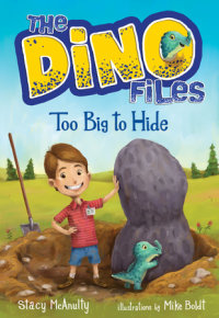 Book cover for The Dino Files #2: Too Big to Hide