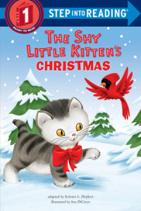 Book cover for The Shy Little Kitten\'s Christmas