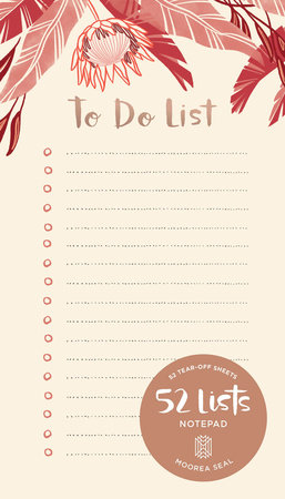 52 Lists "To Do List" Notepad
