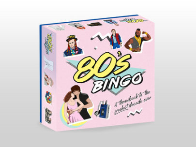 80s Bingo - Illustrated by Niki Fisher