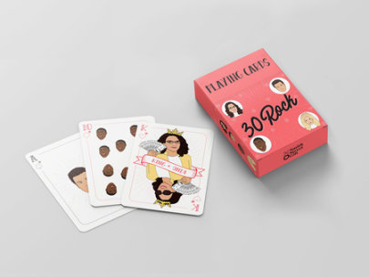 30 Rock Playing Cards - Illustrated by Chantel de Sousa