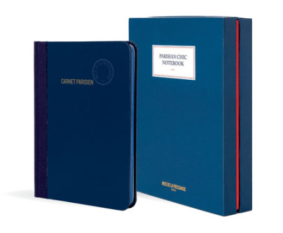 Parisian Chic Notebook (blue, large) - Author Ines de la Fressange
